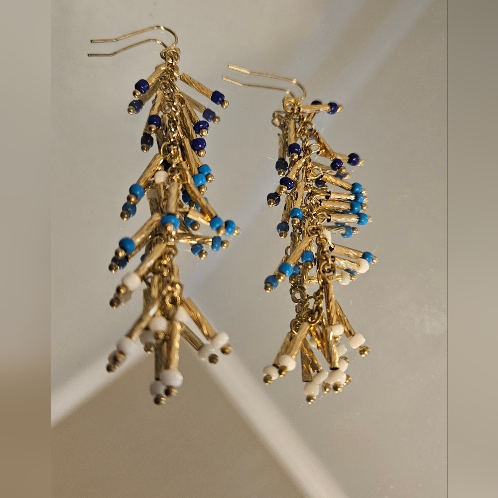 Gold earrings